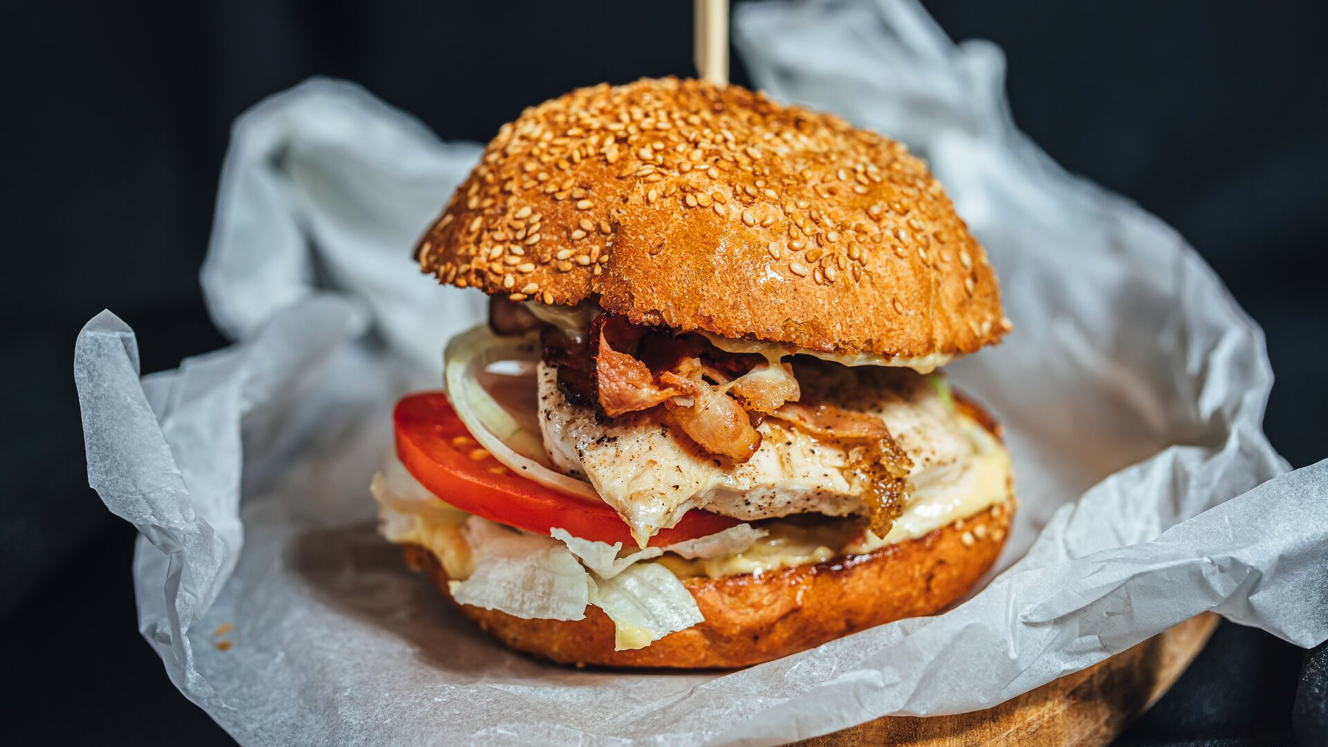 Blechrein Burger Einschlagpapier